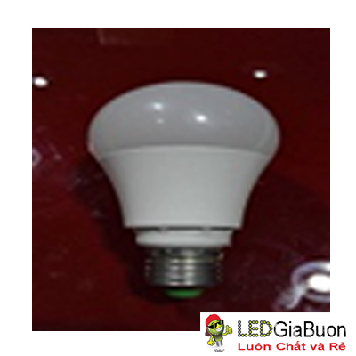 Đèn led Búp tròn vỏ nhựa siêu sáng kín 006