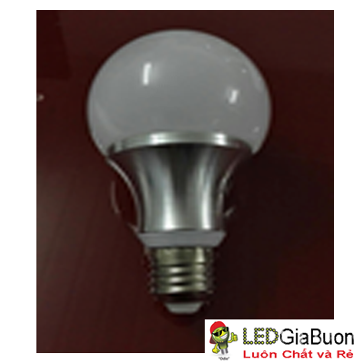 Đèn led Búp tròn vỏ nhựa siêu sáng đế nhôm