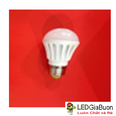Đèn led búp tròn vỏ nhựa siêu sáng 002