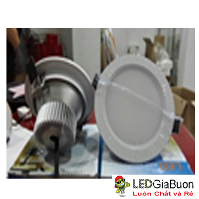 Đèn led 3 màu đế dày sơn trắng
