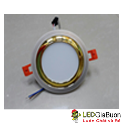 Đèn led đế đúc 3 màu 7W/D90mm