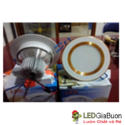 ĐÈN LED ĐẾ DÀY VIỀN VÀNG ĐẬM