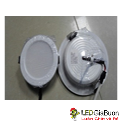 Đèn led 3 Màu đế mỏng mặt sơn trắng
