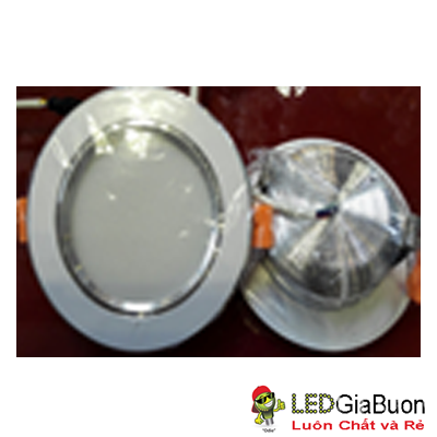 Đèn led 3 Màu đế mỏng 7w/3.0/VIỀN BẠC MỚI