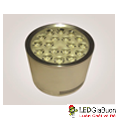 Đèn LED Ống bơ Mắt trâu Vỏ trắng OB2