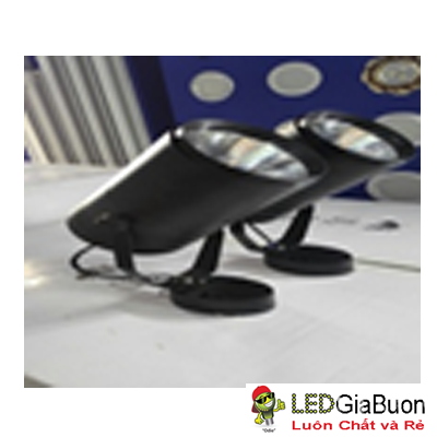 Đèn led rọi ngồi thân đen